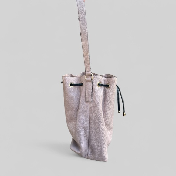 Kate Spade Bennett Street Seren Leather Bucket Bag Rosewater/Black - Picture 6 of 9